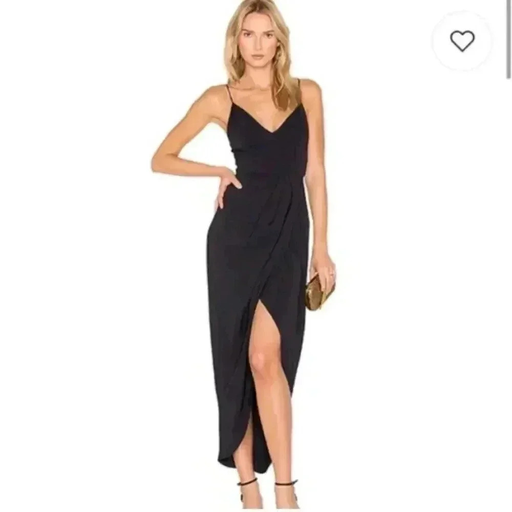 NWT Shona Joy Navy Cocktail Dress size US 2 - Picture 2 of 12